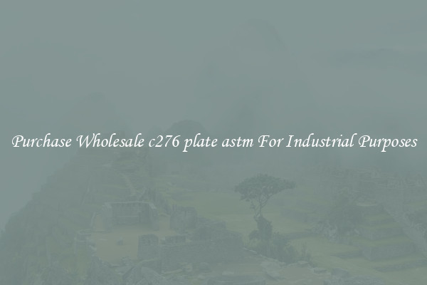 Purchase Wholesale c276 plate astm For Industrial Purposes