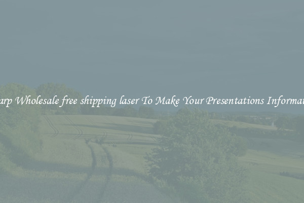 Sharp Wholesale free shipping laser To Make Your Presentations Informative