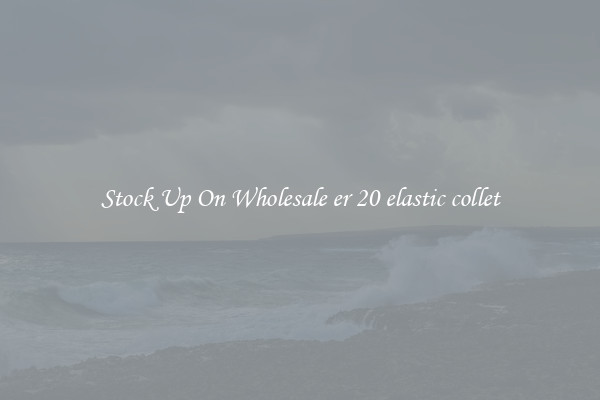 Stock Up On Wholesale er 20 elastic collet