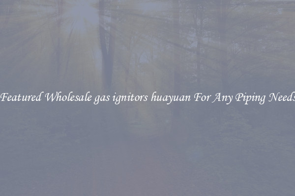 Featured Wholesale gas ignitors huayuan For Any Piping Needs