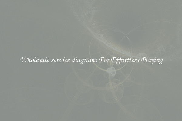Wholesale service diagrams For Effortless Playing