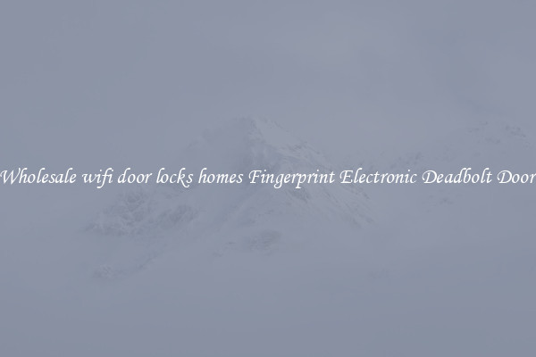 Wholesale wifi door locks homes Fingerprint Electronic Deadbolt Door 